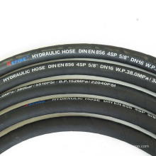 5/8 inch Black Wrap Surface Lettering  EN856 4SP hydraulic hose high pressure